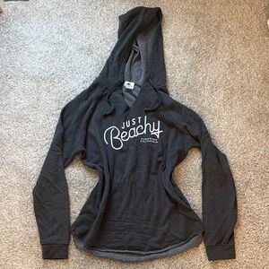 Gray 'Just Beachy' Hoodie